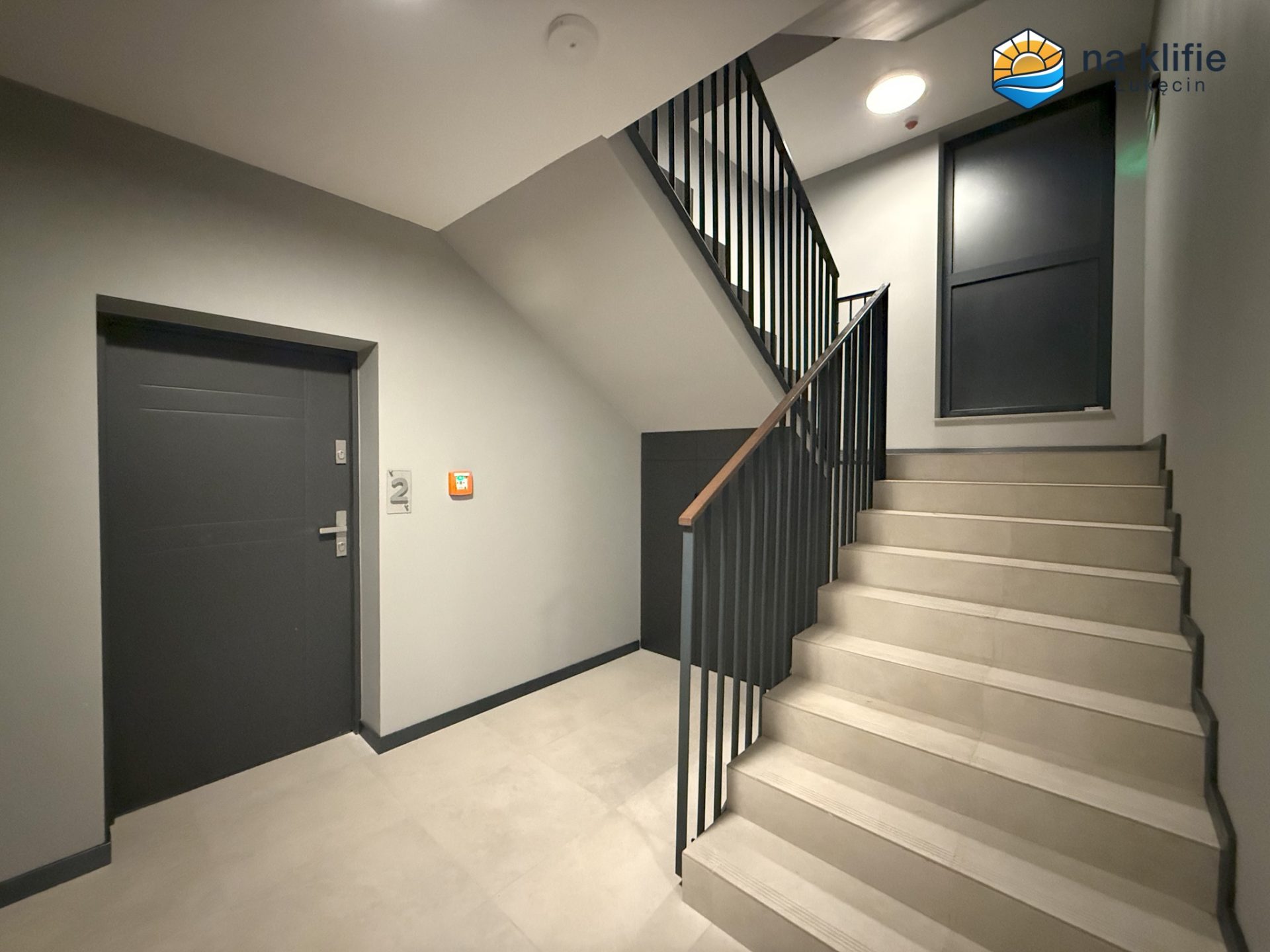 Staircase in the new building
