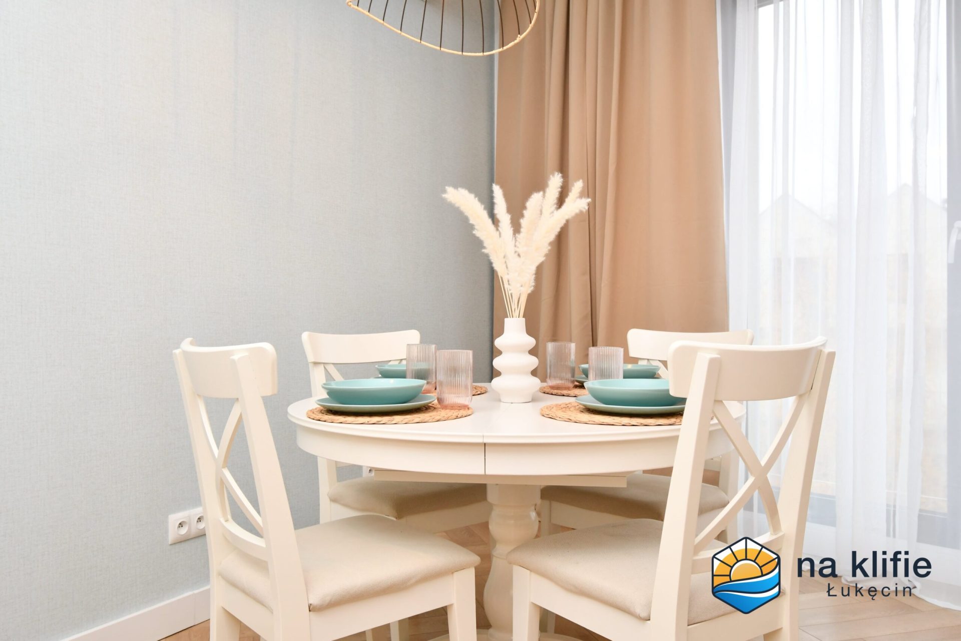 Dining area and kitchen