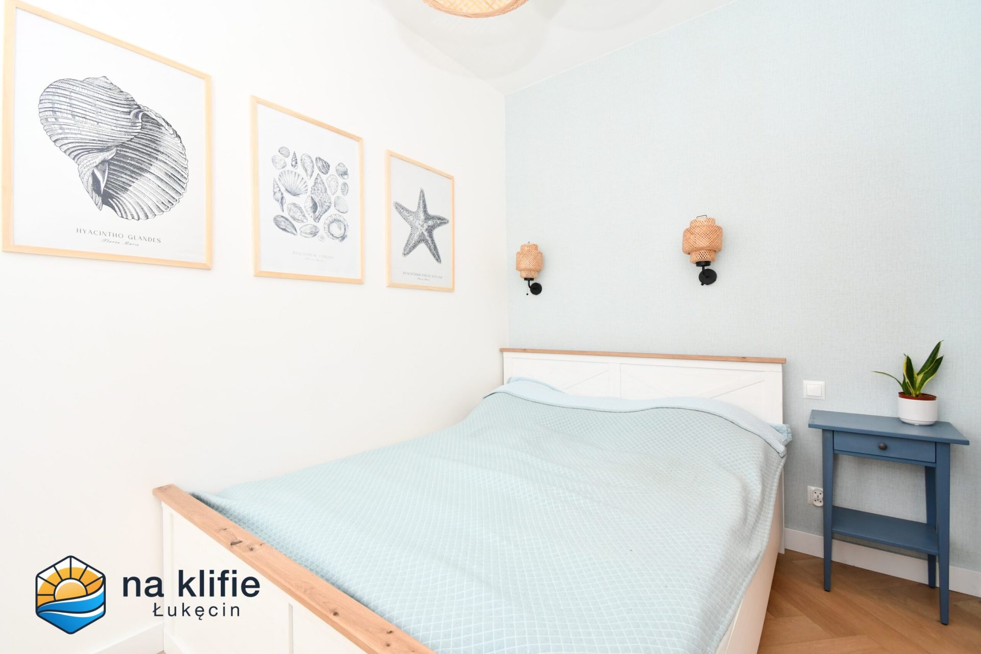 Bedroom with a king-size bed
