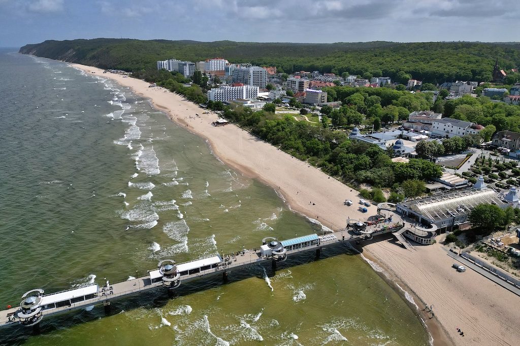 Beach in Międzyzdroje